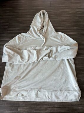 Vuori Light Gray Halo Hoodie Pullover